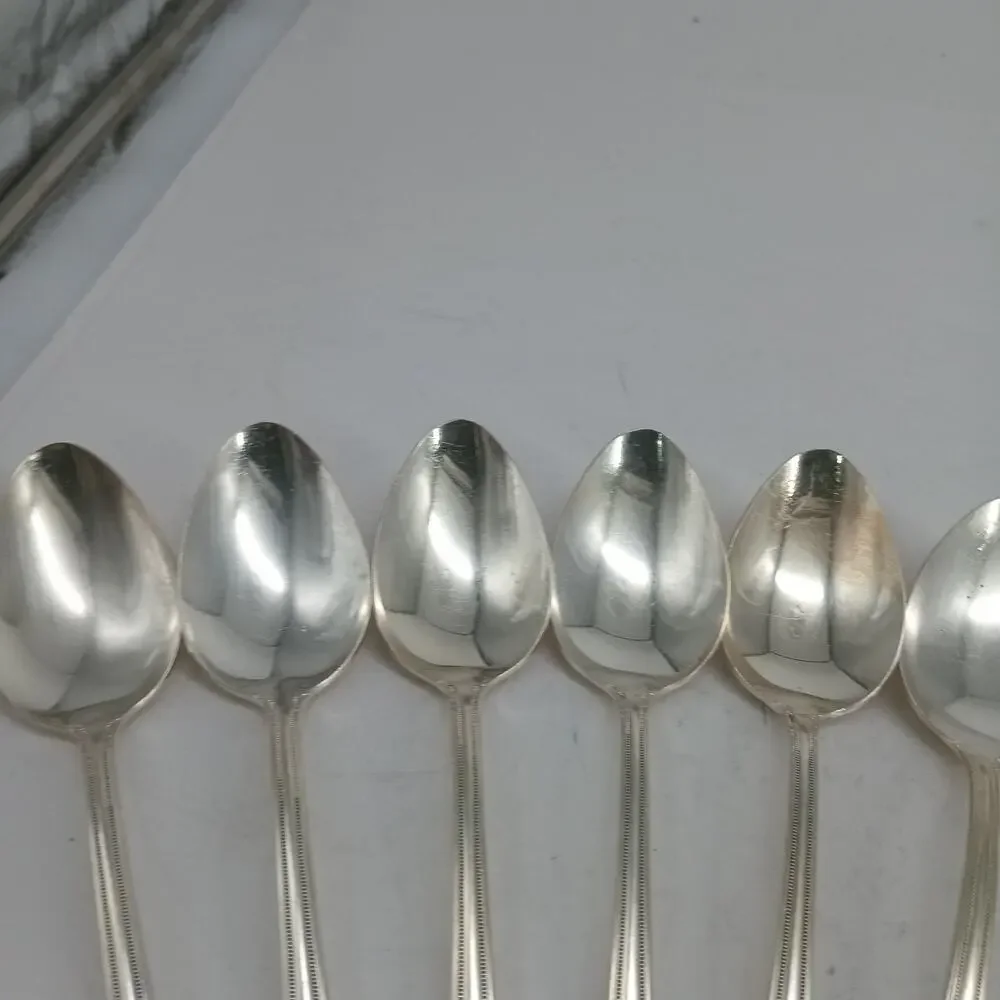 8X Tbsp 1847 Rogers Bros IS Remembrance Silverplate Silverware Table Spoons